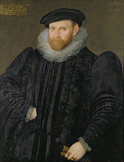 Sir Edward Grimston (1529-1610) en jeune homme - Robert Peake